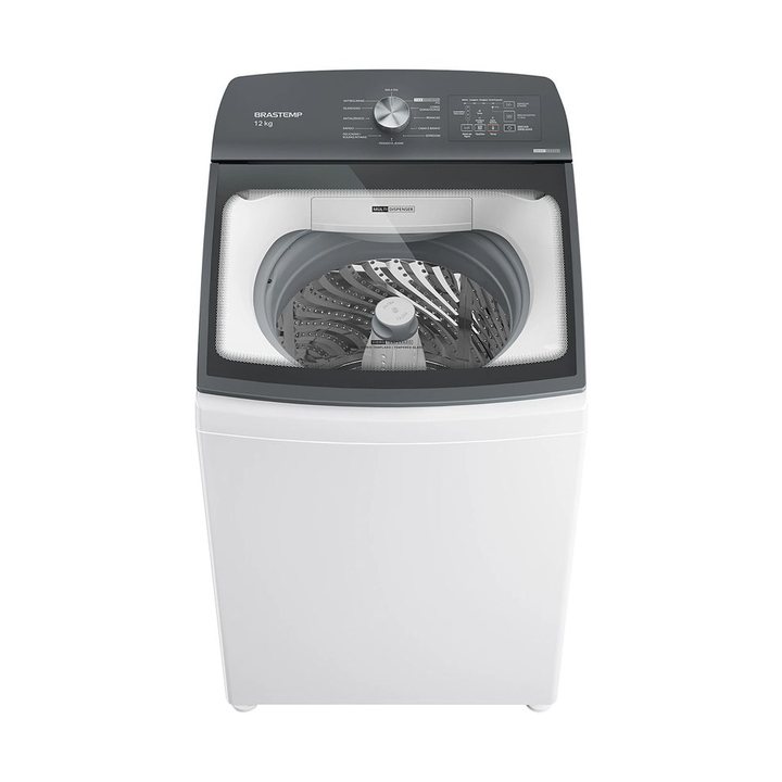Máquina de Lavar Brastemp 12Kg Branca Água Quente