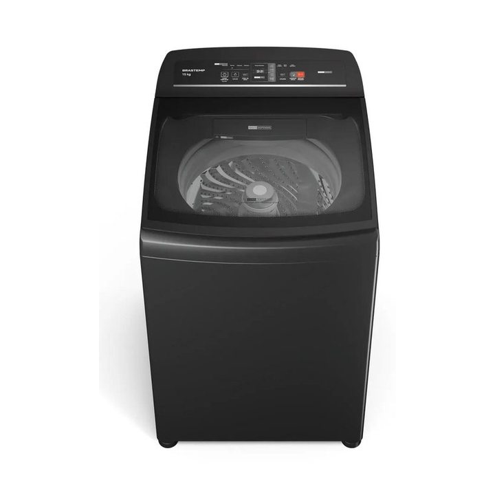 Máquina de Lavar Brastemp 15kg Cinza Platinum com